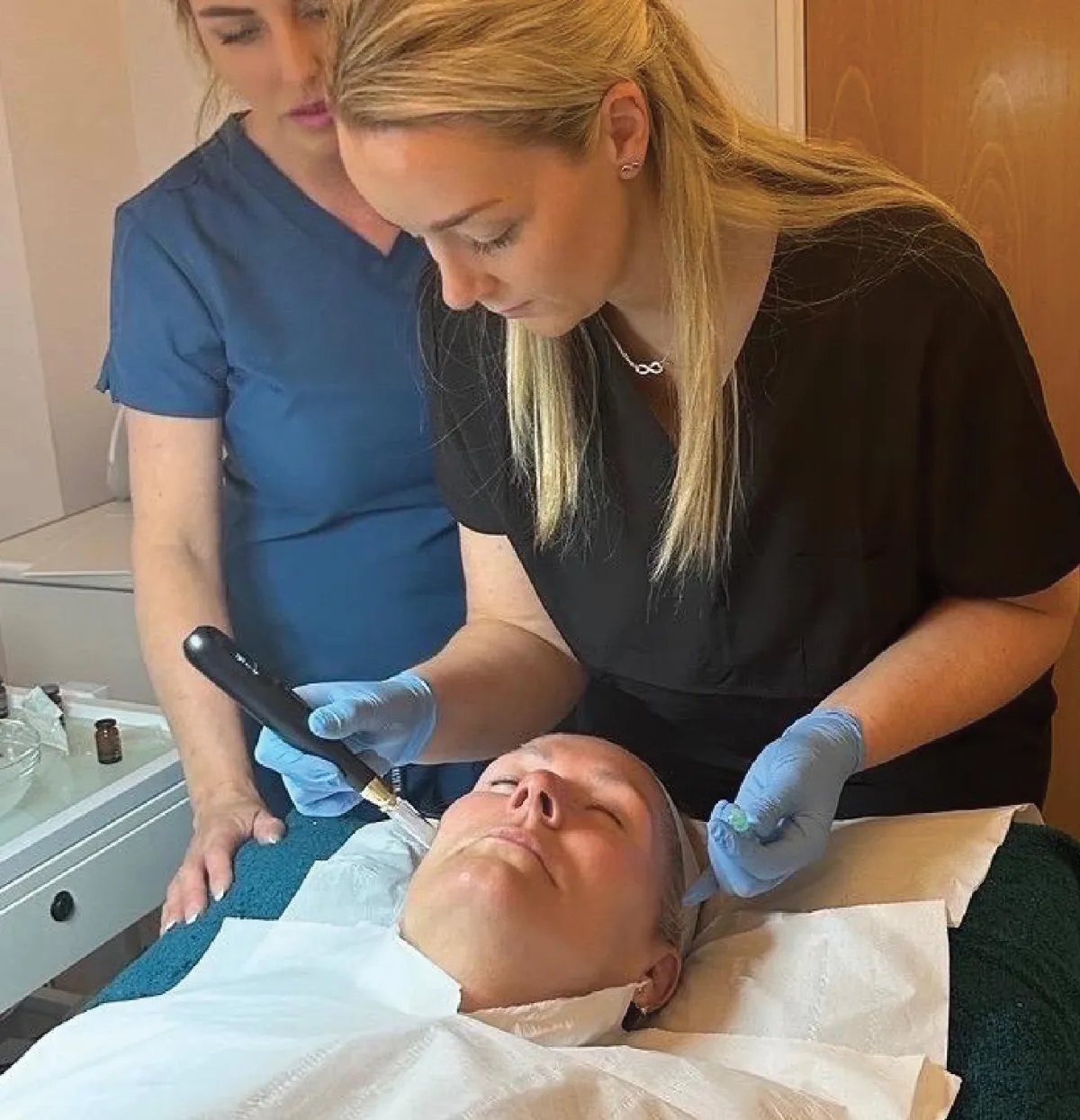 Aesthetics training course in progress at Derma Cosmedic Liverpool