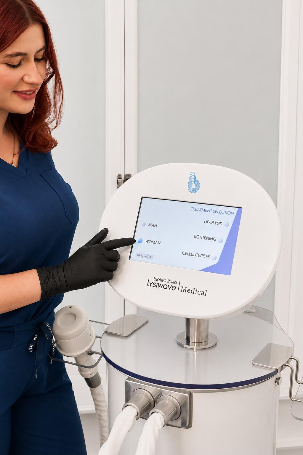 LysiWave body contouring device at Derma Cosmedic Liverpool